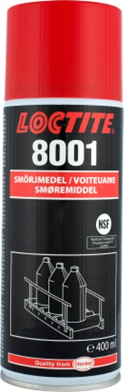 SMØRING MINERALOLJE 400ml LOCTITE 8001 SPRAY
